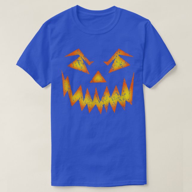 T-shirt Le mal effrayant regarde Jack-o'-lantern T (Design devant)
