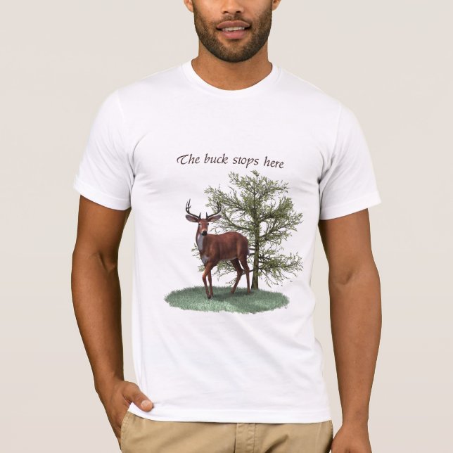T-shirt Le mâle s'arrête ici (Devant)