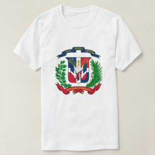 T-shirt Le manteau de la République Dominicaine du T-shir
