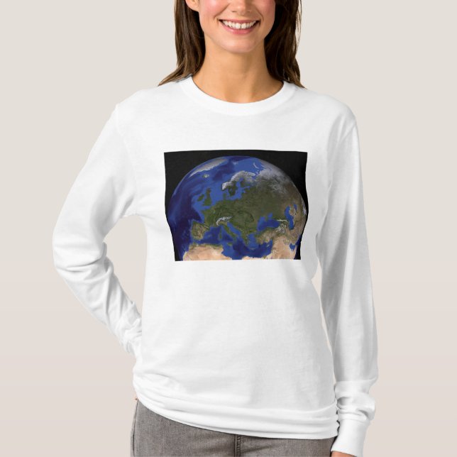 T-shirt Le marbre bleu Nouvelle génération Terre 6 (Devant)