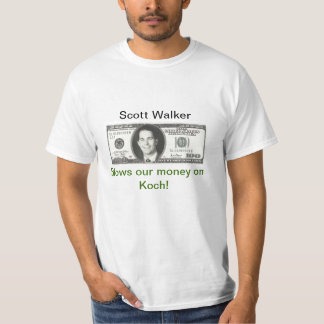 T-shirt Le marcheur de Scott souffle notre argent
