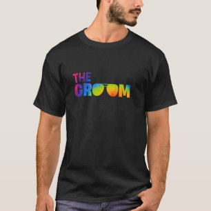 T-shirt Le Mari Cravate Teintée Lunettes Cool Drôle Enterr