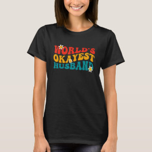 T-shirt Le mari le plus Okayest dans le monde
