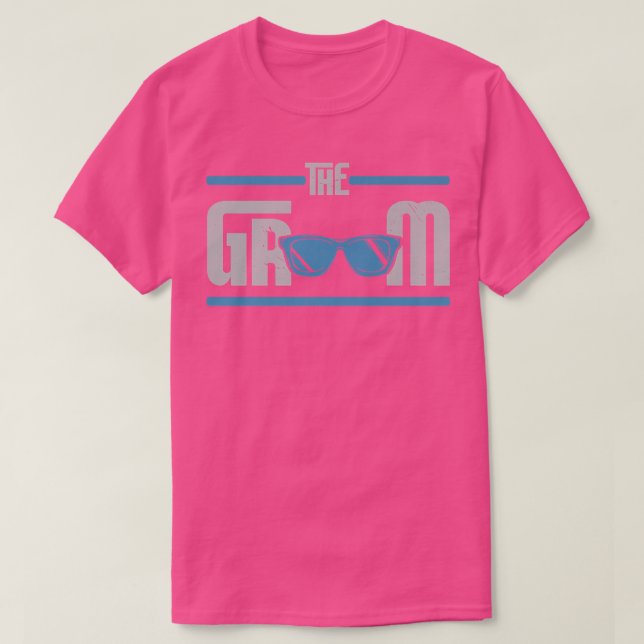 T-shirt Le Marié Les Hommes Engagent Le Mariage Enterremen (Design devant)