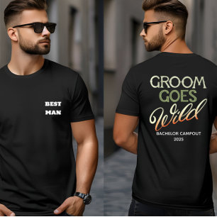 T-shirt Le Marié Se Déchaine Enterrement de Vie de Garçon