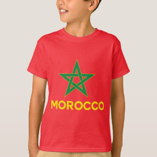 T-shirt Le Maroc - drapeau marocain
