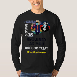 T-shirt Le Masque De Héros De Première Ligne Est Requis Lo