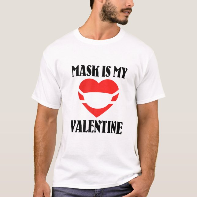 T-shirt Le Masque Est Mon Coeur Valentin Femmes Hommes Enf (Devant)