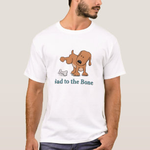 T-shirt Le mauvais drôle au chien d'os