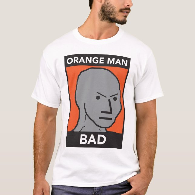 T-shirt Le mauvais orange d'homme (Devant)