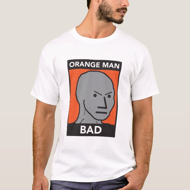 T-shirt Le mauvais orange d'homme (Devant)
