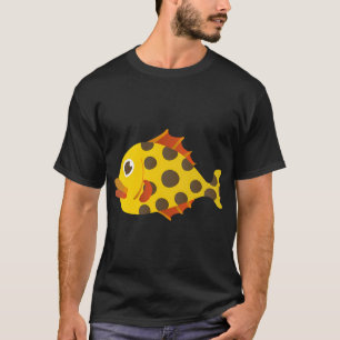 T-shirt Le Méchant Piranha Jaune
