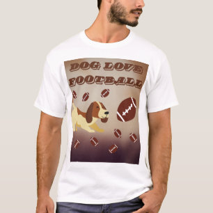 T-shirt Le meilleur ami de l'homme Chien et Football