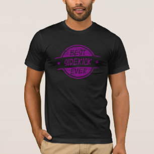 T-shirt Le meilleur associé toujours pourpre