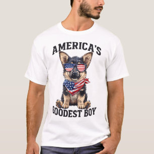 T-shirt Le meilleur berger d'Amérique