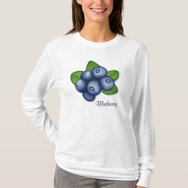 T-shirt Le Meilleur Bleu Berry pour la Journée du Blueberr (Devant)