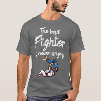 T-shirt Le meilleur combattant n'est jamais en colère 3