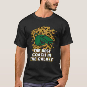 T-shirt Le Meilleur Entraîneur dans la Galaxy Trainer Humo