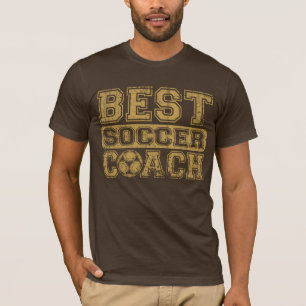 T-shirt Le meilleur entraîneur du football