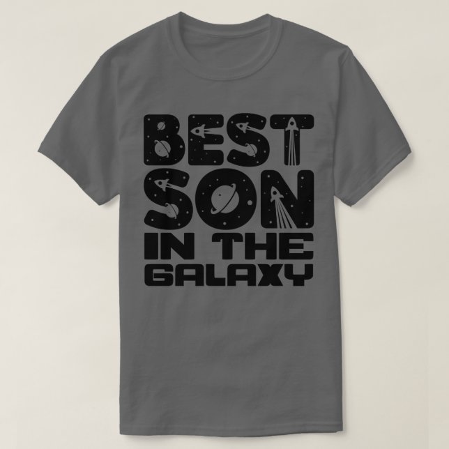 T-shirt Le Meilleur Fils Dans La Galaxie 2 (Design devant)
