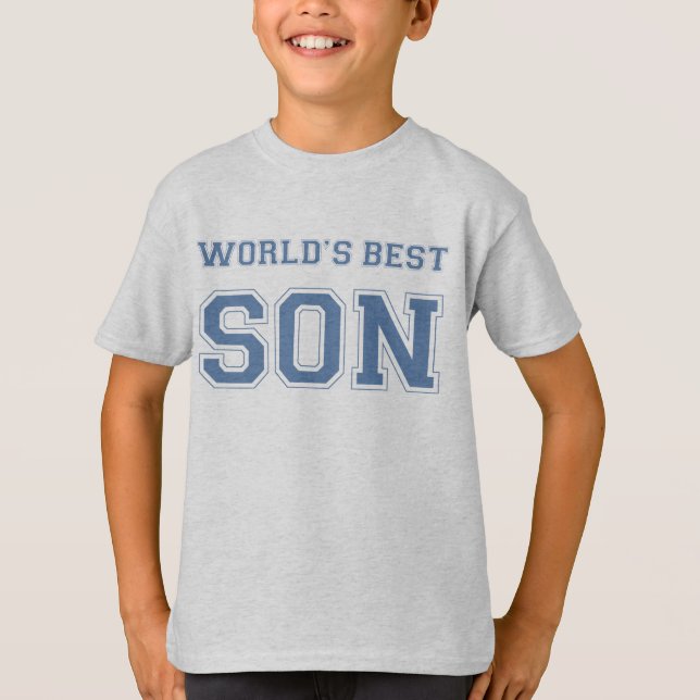 T-shirt Le meilleur fils du monde (Devant)