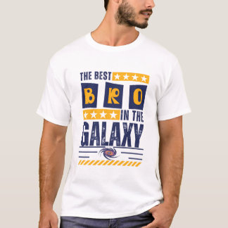 T-shirt Le Meilleur frère dans The Galaxy Essential, extra