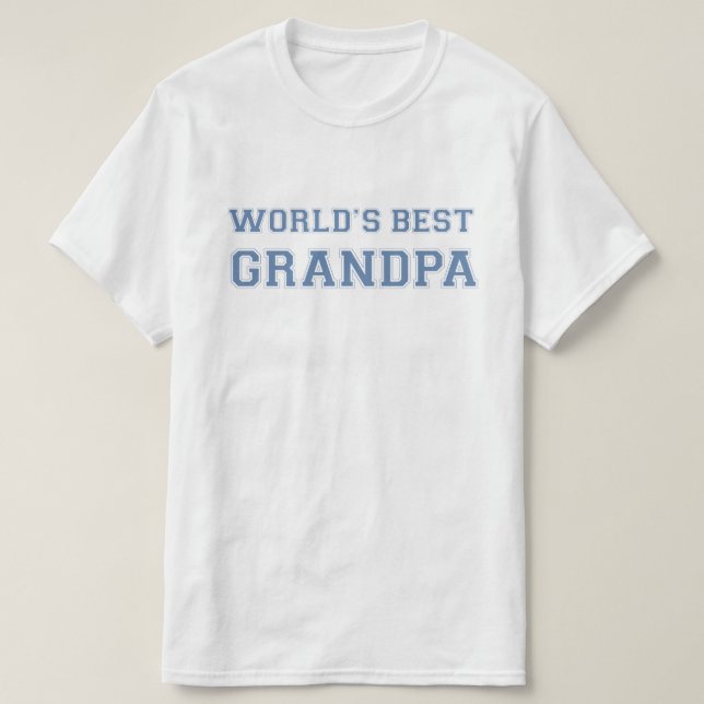 T-shirt Le meilleur grand-papa du monde (Design devant)