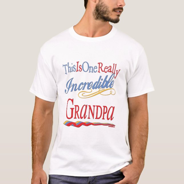 T-shirt Le meilleur grand-père jamais (Devant)