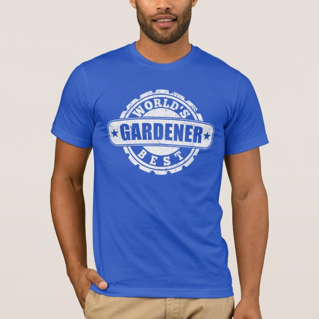 T-shirt Le meilleur jardinier du monde (Devant)