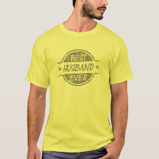 T-shirt Le meilleur mari toujours gris