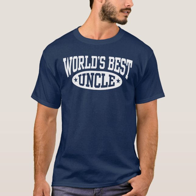 T-shirt Le meilleur oncle du monde (Devant)