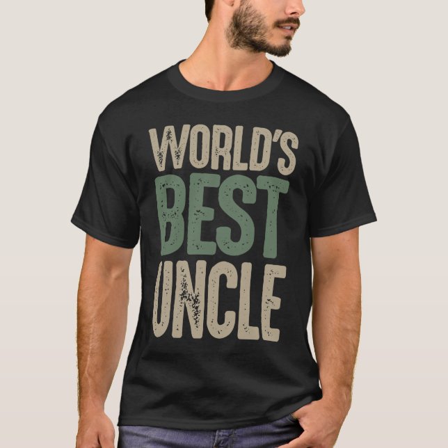 T-shirt Le meilleur oncle du monde (Devant)