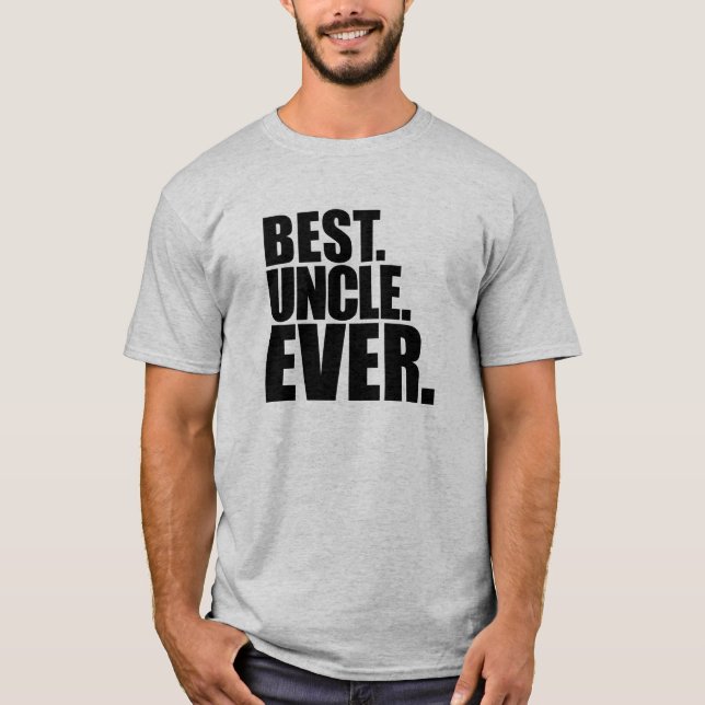 T-shirt le meilleur oncle jamais (Devant)