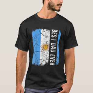 T-shirt Le meilleur papa argentin jamais Argentine Papa pè