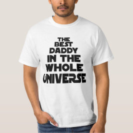 T-shirt Le meilleur papa dans l'univers cadeau de Fête des