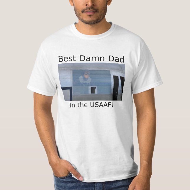 T-shirt Le meilleur papa dans l'USAAF (Devant)