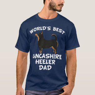 T-shirt Le meilleur papa de Lancashire Heeler du monde