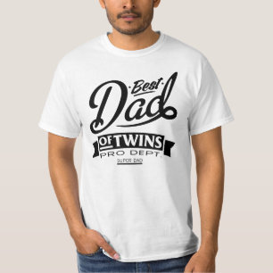 T-shirt Le meilleur papa des jumeaux pro Dept. Super Dad