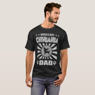 T-SHIRT LE MEILLEUR PAPA DU CHIWAWA DU MONDE