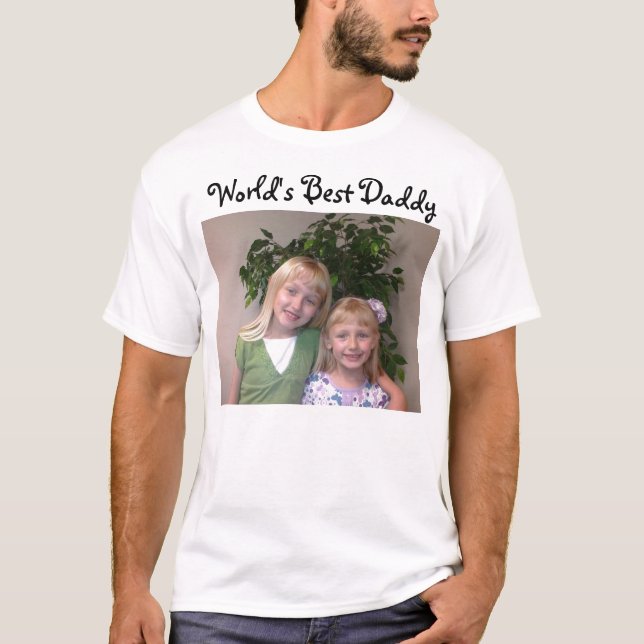 T-shirt Le meilleur papa du monde (Devant)