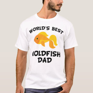 T-shirt Le meilleur papa du poisson rouge du monde
