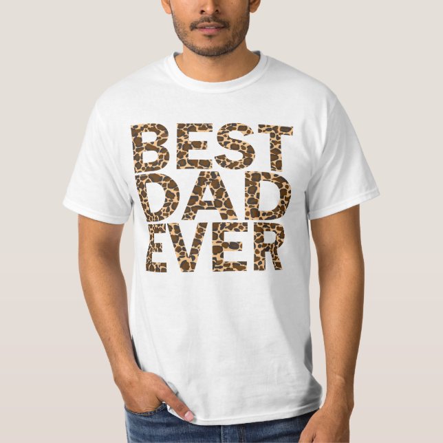 T-SHIRT LE MEILLEUR PAPA JAMAIS. (Devant)