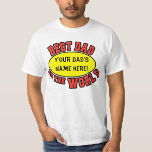 T-shirt Le meilleur papa pendant la fête des pères de
