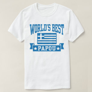 T-shirt Le meilleur papou du monde