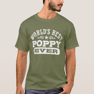 T-shirt Le meilleur pavot du monde