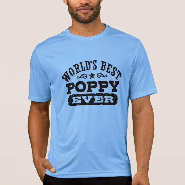 T-shirt Le meilleur pavot du monde (Devant)