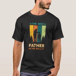 T-shirt Le Meilleur Père De La Fête des pères Cool Galaxy