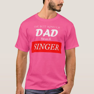 T-shirt Le Meilleur Père Soulève Un Chanteur