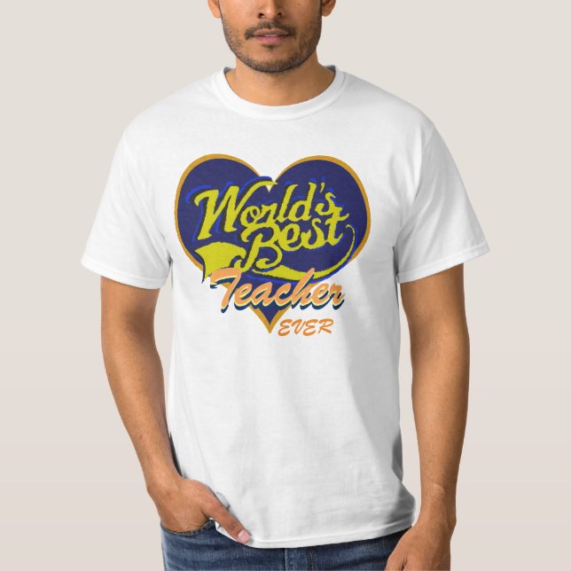 T-shirt Le meilleur professeur du monde (Devant)