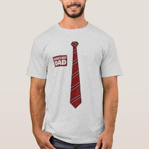 T-shirt Le meilleur rouge de puissance de cravate